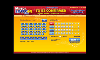 Lotto Network for The Mirror